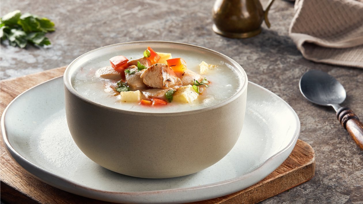 شوربة كريمة الدجاج والبطاطس – وصفة شوربة كريمة الدجاج والبطاطس – وصفة