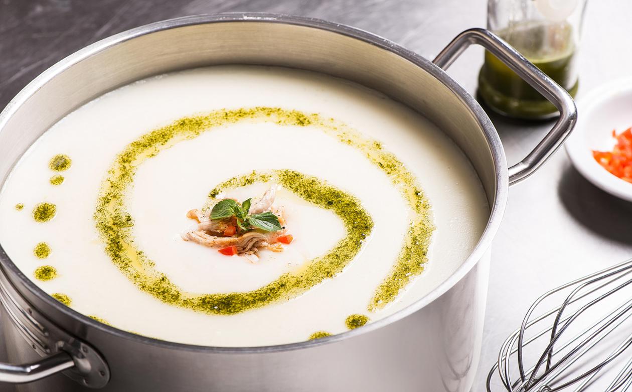 شوربة كريمة الفراخ – وصفة شوربة كريمة الفراخ – وصفة