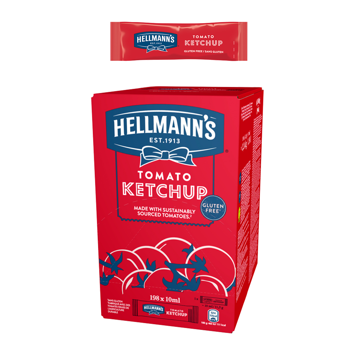 Hellmann's Кетчуп доза 10 ml Unilever Food Solutions