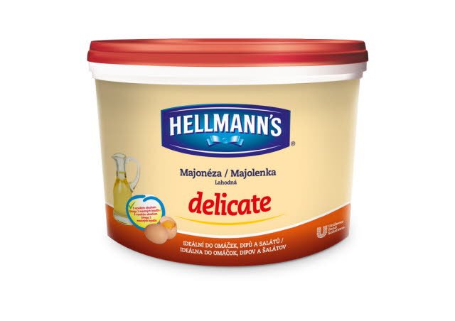 Hellmann´s Delicate majonéza 5 l -