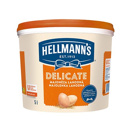 Hellmann´s Delicate majonéza 5 l -