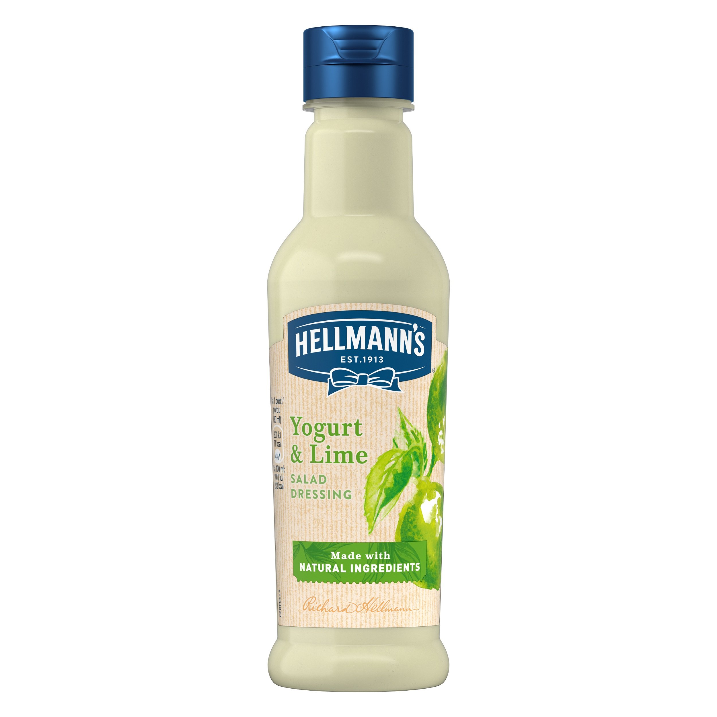 Hellmann´s Jogurt a limetka dresink 210 ml - Hellmann´s Jogurt a limetka dresink 210 ml -