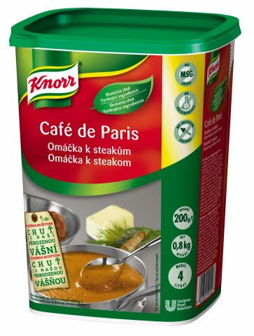 Knorr Café de Paris - omáčka ke steakům 0,8 kg - Knorr Café de Paris - omáčka ke steakům 0,8 kg -