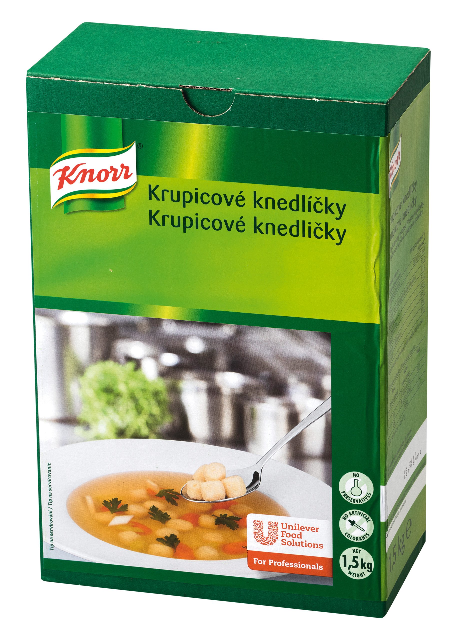 Knorr Krupicové knedlíčky 1,5 kg - Knorr Krupicové knedlíčky 1,5 kg -