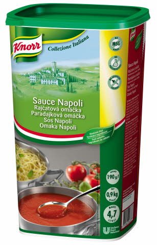Knorr Rajská omáčka Napoli 0,9 kg - Knorr Rajská omáčka Napoli 0,9 kg -