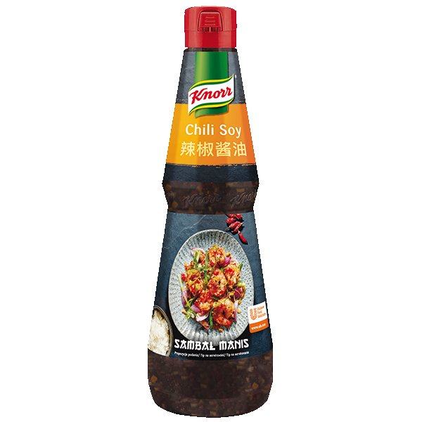 Knorr Sambal Manis - Omáčka chilli a sója 1 l - Knorr Sambal Manis - Omáčka chilli a sója 1 l -