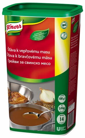 Knorr Šťáva k vepřovému masu 1,4 kg -