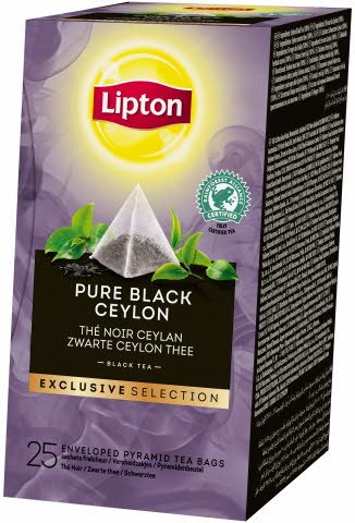 Lipton Pure Black Ceylon 25 sáčků - Lipton Pure Black Ceylon 25 sáčků -