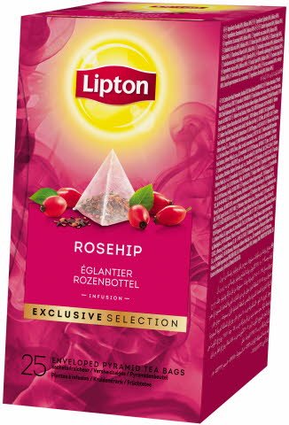 Lipton Rosehip Šípek s ibiškem 25 sáčků -