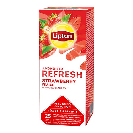 Lipton S příchutí jahody 1,6 g -