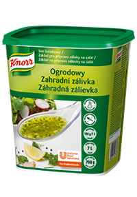 Knorr Zahradní zálivka 700g - Naše zálivky mají skvělou chuť a vydrží dlouho jako právě připravené.