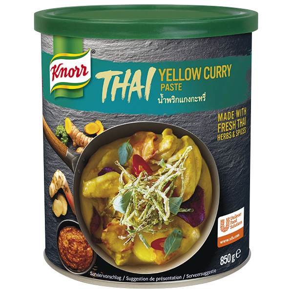 Knorr Žlutá kari pasta 850 g - Kari pasta z Thajska