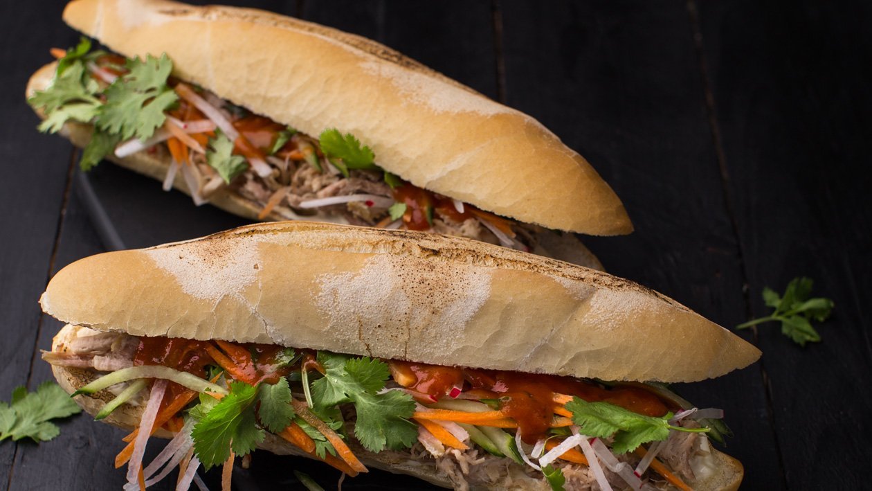 Banh Mi vepřová bageta Banh Mi vepřová bageta