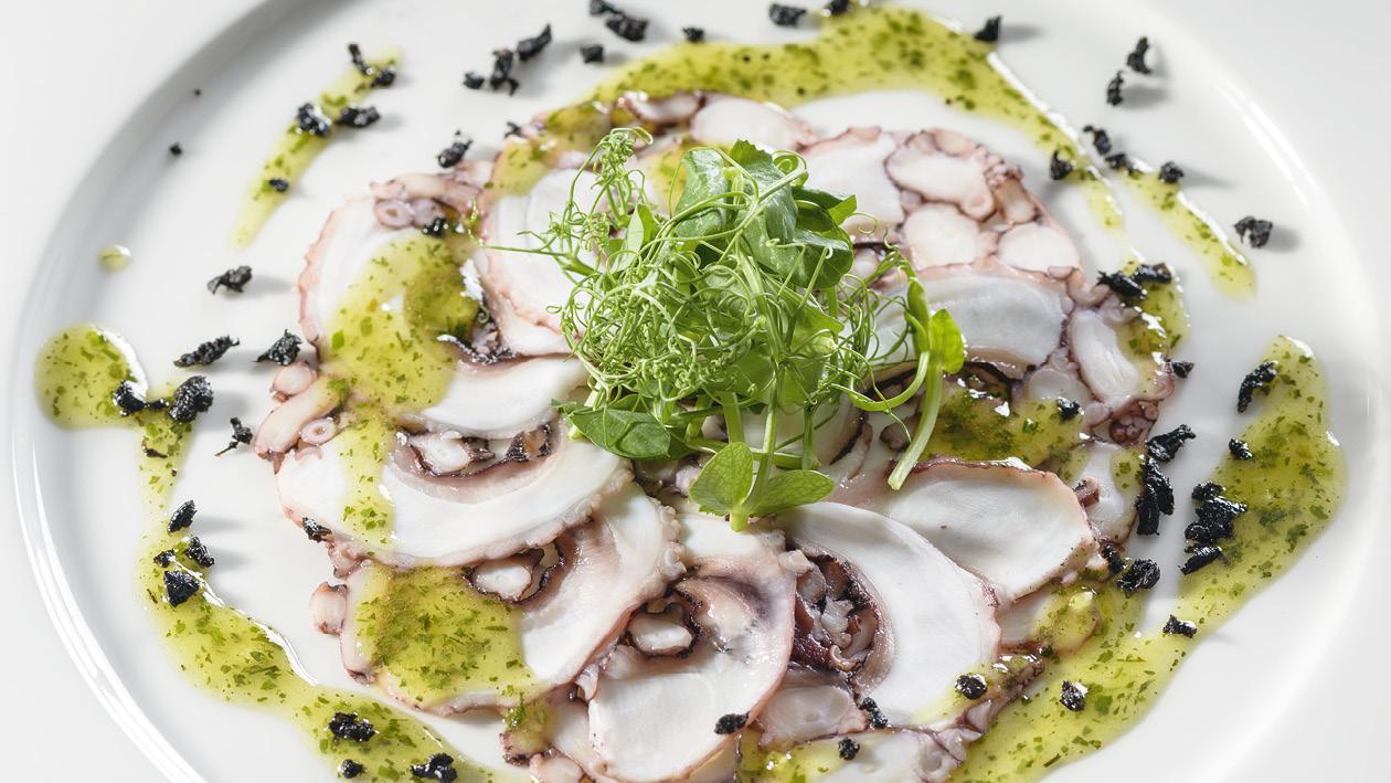 Carpaccio z chobotnice Carpaccio z chobotnice
