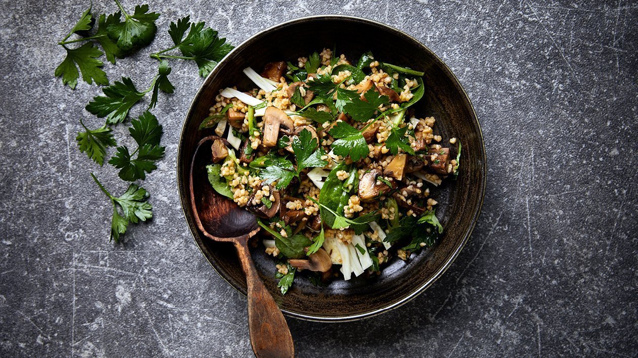 Houbový Tabbouleh Houbový Tabbouleh