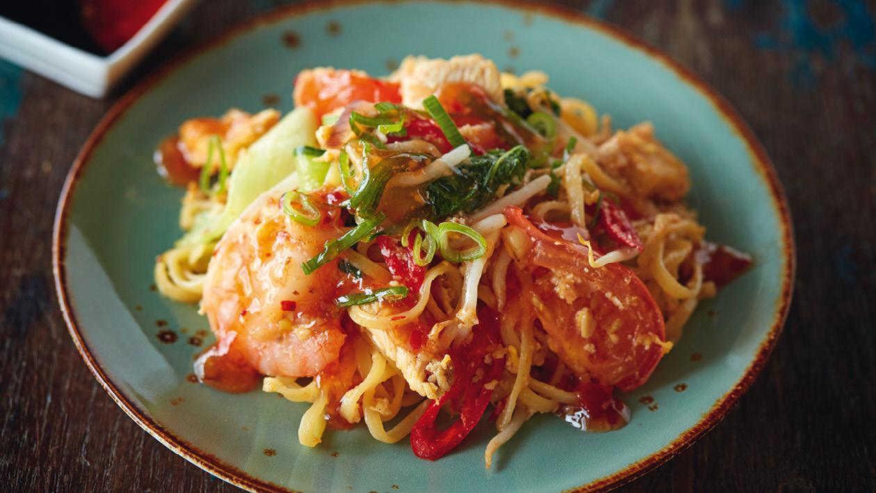 Smažené těstoviny Bami Goreng Smažené těstoviny Bami Goreng