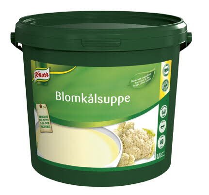 Knorr Blomkålssuppe, pasta 1 x 4 KG / 40 L - Knorr Blomkålssuppe, pasta 1 x 4 KG / 40 L -