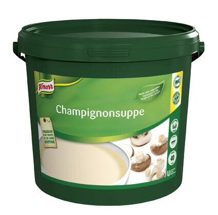 Knorr Champignonsuppe, pasta 1 x 4 KG / 40 L - Knorr Champignonsuppe, pasta 1 x 4 KG / 40 L -