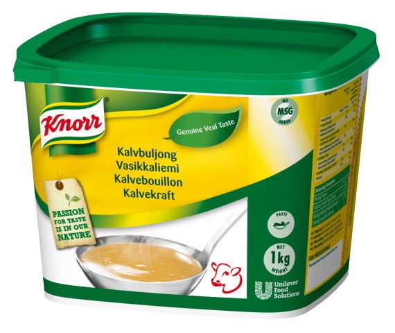Knorr Kalvebouillon, pasta 1 kg / 67 L - Knorr Kalvebouillon, pasta 1 kg / 67 L -