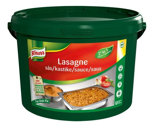 Knorr Lasagnesauce 3,6 kg / 40 l - Knorr Lasagnesauce 3,6 kg / 40 l -