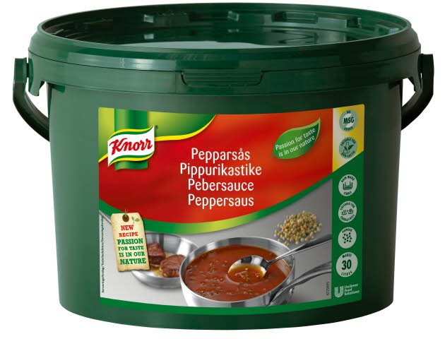 Knorr Pebersauce 3,6 kg / 30 l - Knorr Pebersauce 3,6 kg / 30 l -