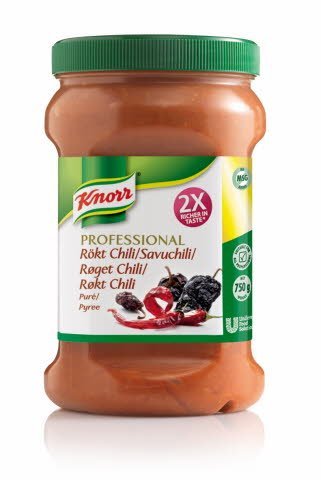 Knorr Professional Krydderipuré Røget Chili 750 g - Knorr Professional Krydderipuré Røget Chili 750 g -