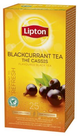 Lipton Blackcurrant Tea, Catering te, 6 x 25 breve - Lipton Blackcurrant Tea, Catering te, 6 x 25 breve -