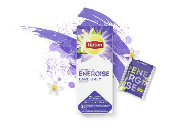 Lipton Earl Grey, Classic te, 6 x 25 breve -