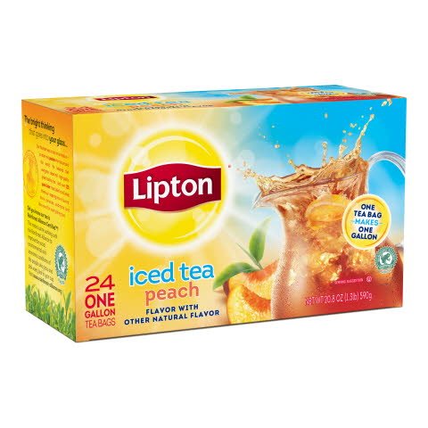 Lipton Fresh Brewed Peach Iced Tea -