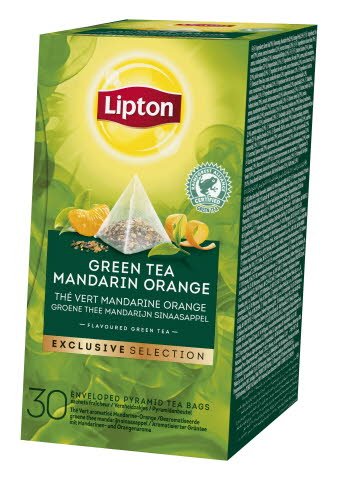 Lipton, Green Tea Mandarine Orange, pyramidete 6x 25 breve -