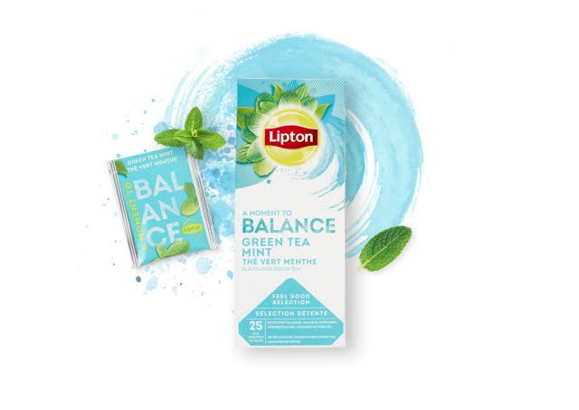 Lipton Green Tea Mint, 6 x 25 breve -
