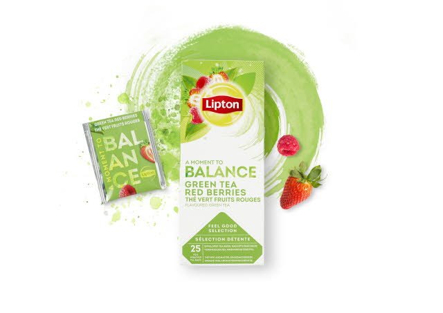 Lipton Green tea Red Berries 6x25breve -
