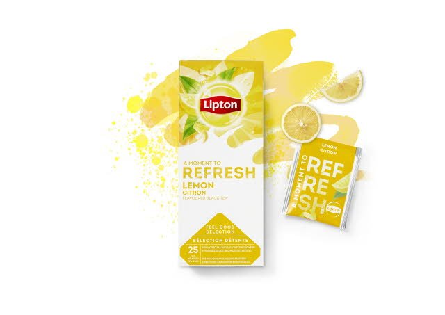 Lipton Lemon Tea, 6 x 25 breve -