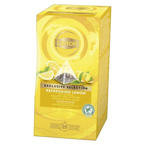 Lipton Rrefreshing Lemon, pyramidete, 6 x 25 breve -