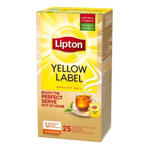Lipton Yellow Label, Catering te, 6 x 25 breve -