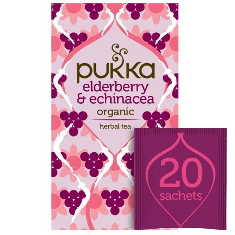 Pukka Elderberry Echinacea ØKO 4x20 breve -