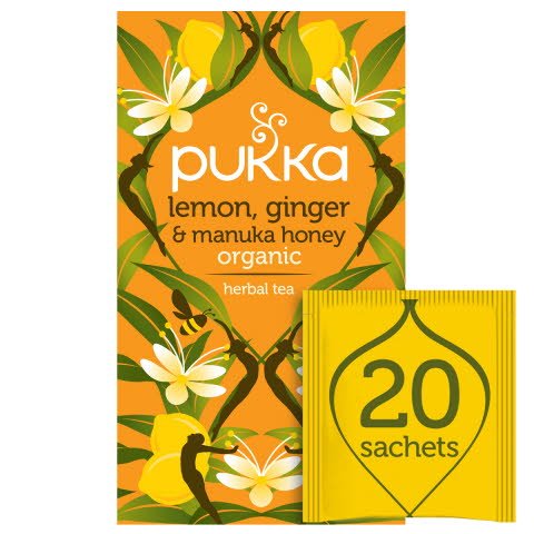 Pukka Lemon, Ginger & Honey ØKO 4x20 breve -