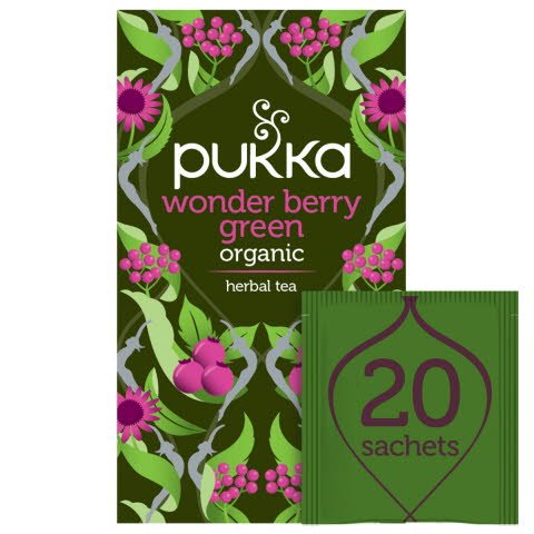 Pukka Wonder Berry Green ØKO 4x20 breve -