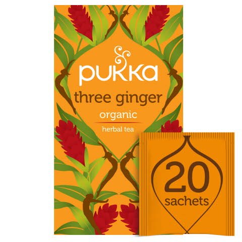 PukkaThree Ginger ØKO 4x20 breve -