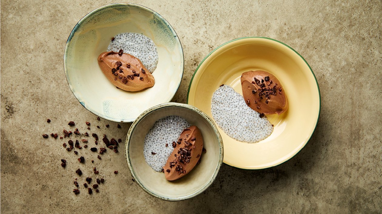 Chia-chokolademousse Chia-chokolademousse