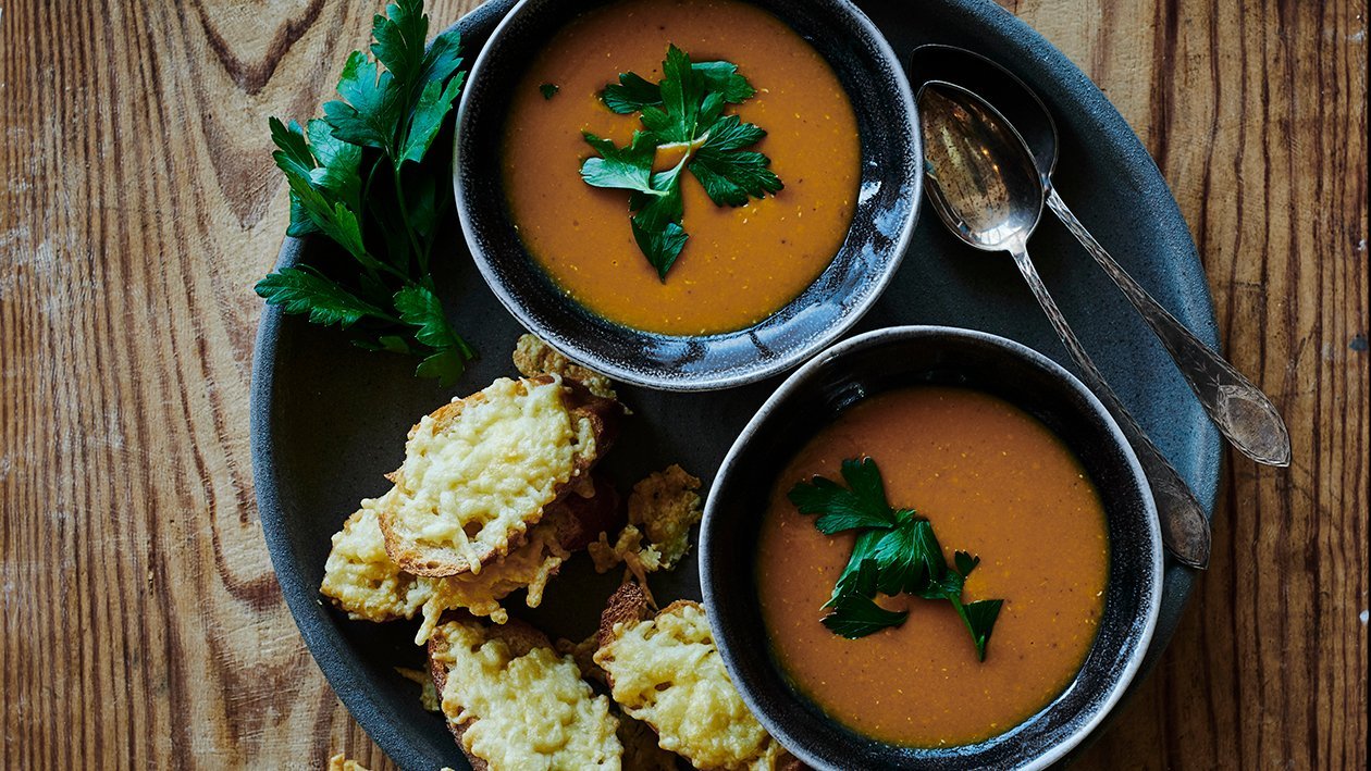 Enkelt krydret linsesuppe Enkelt krydret linsesuppe