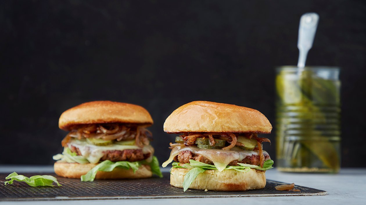 Green Nochicken cheeseburger Green Nochicken cheeseburger