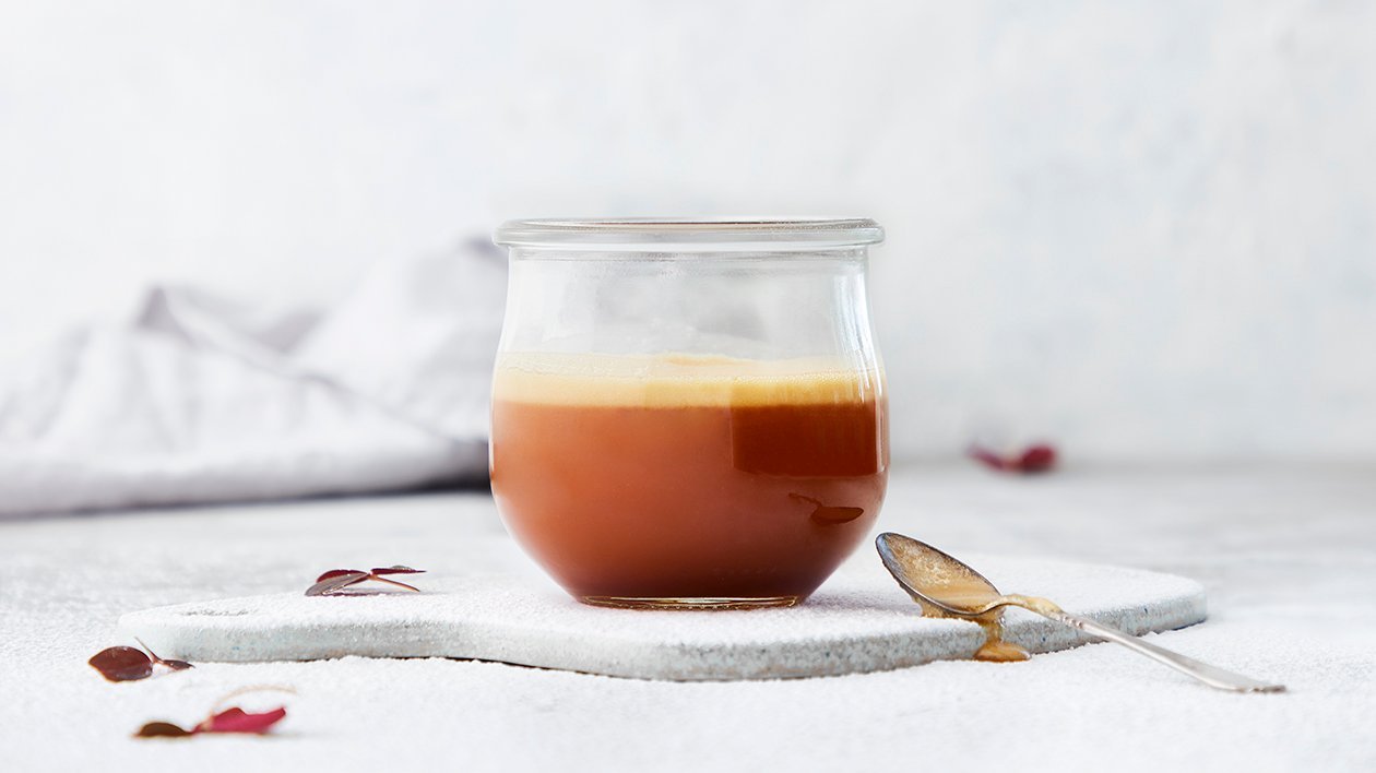 Karamelsauce med havremælk Karamelsauce med havremælk