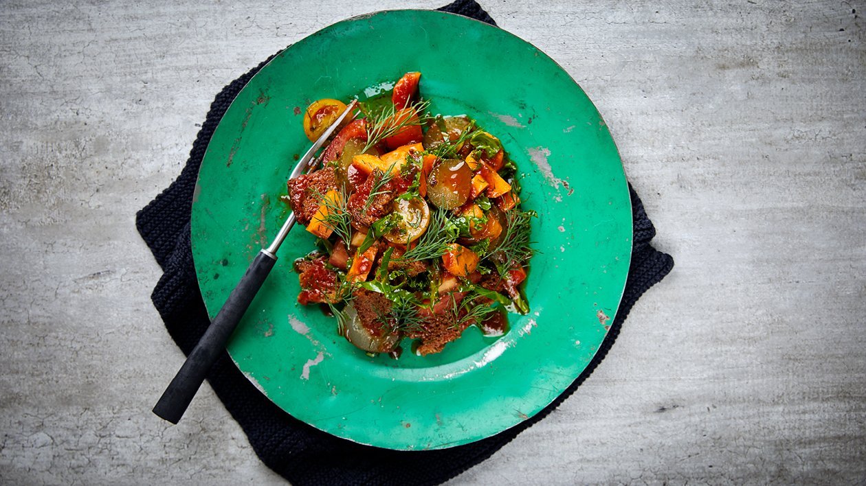 Nordisk panzanella Nordisk panzanella