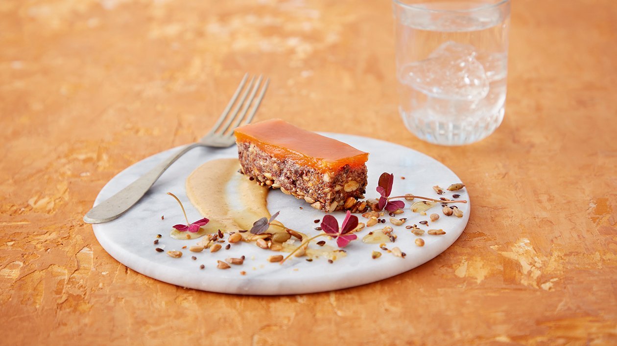 Seedbar med citrus og gulerodgele Seedbar med citrus og gulerodgele