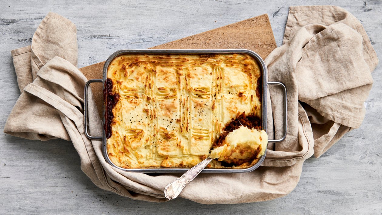 Vegetarisk shepherds pie Vegetarisk shepherds pie