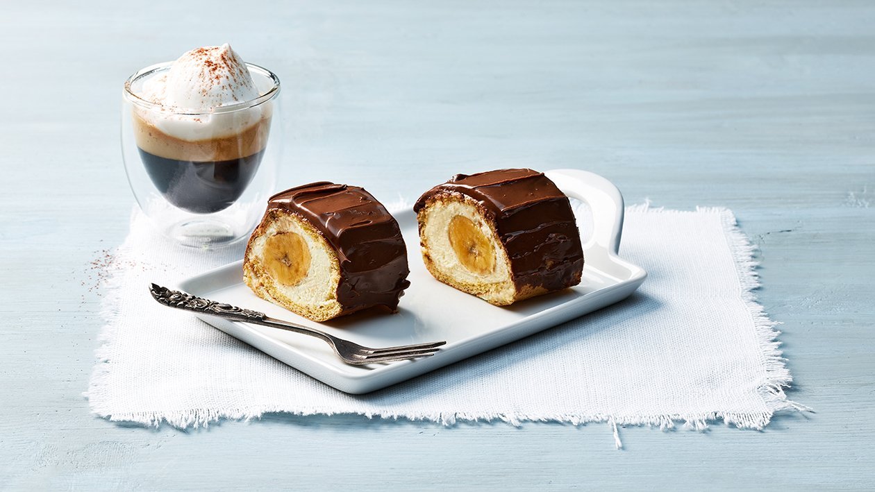 Bananen-Roulade Bananen-Roulade