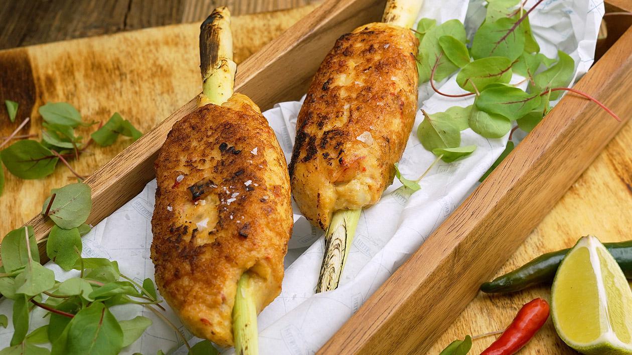 BBQ Garnelen Satay BBQ Garnelen Satay