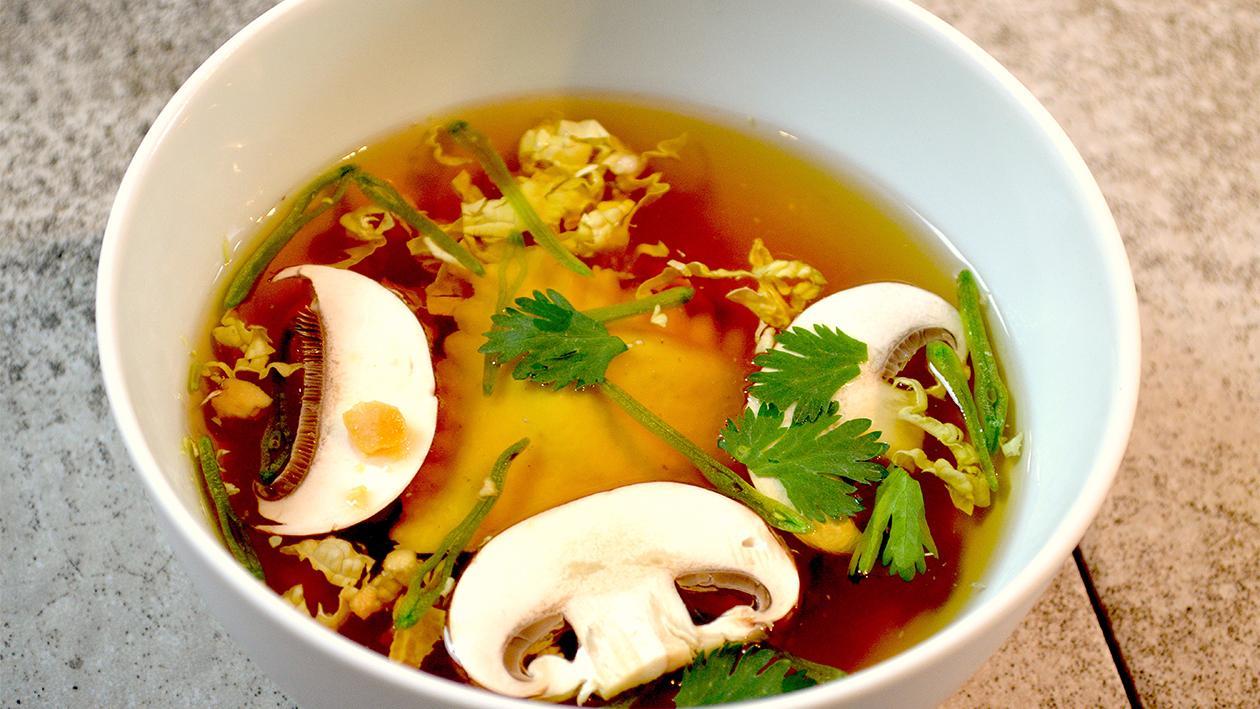 Beef Tea mit grünem Curry Beef Tea mit grünem Curry