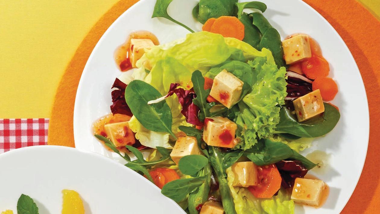 Beilagensalat mit Kräuter-Dressing